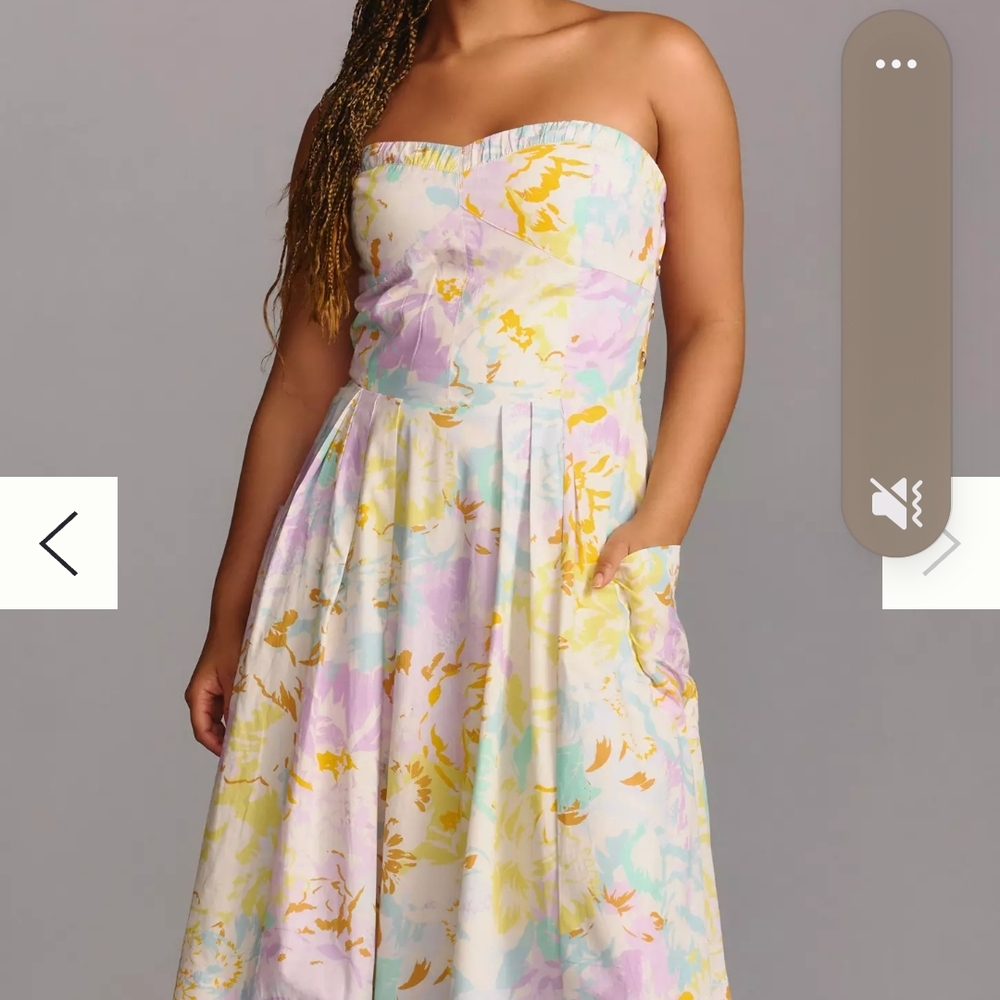 Maeve Sleeveless Sweetheart Corset A-line Dress